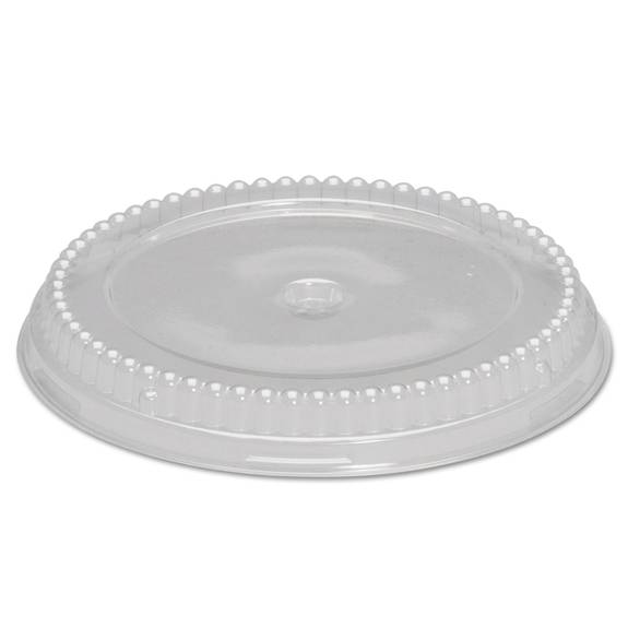 Genpak  Plastic Dome Lid, Clear, Round, 10
