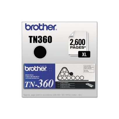 Tn360 High-Yield Toner, 2,600 Page-Yield, Black