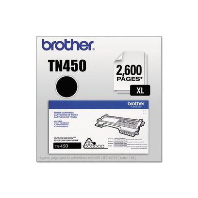 Tn450 High Yield Toner, 2,600 Page-Yield, Black