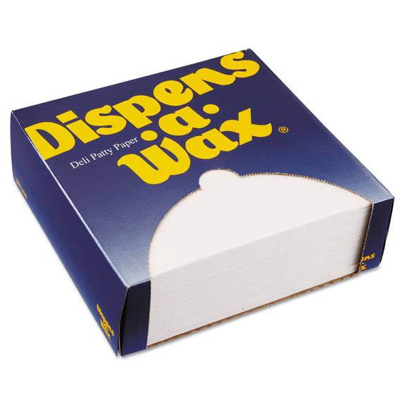 Dixie  Dispens-a-wax Waxed Deli Patty Paper Sheets, 6 X 6, White, 1000/box Dix 801200 10000 Case