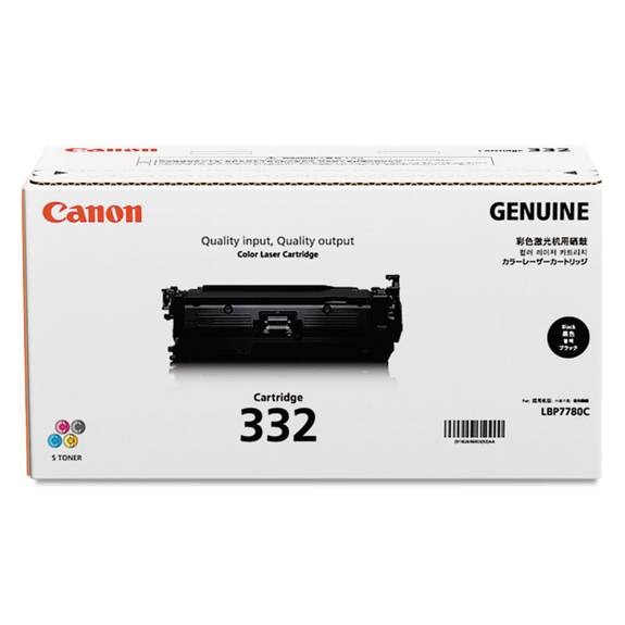 Canon  6264b012 (332ll) Toner, Black 6264b012 1 Each