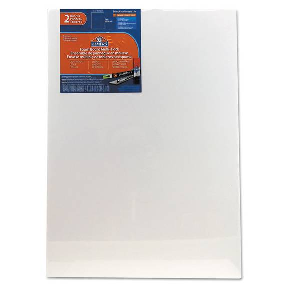 Elmer S  White Pre-cut Foam Board Multi-packs, 18 X 24, 2/pk 950023 2 Package