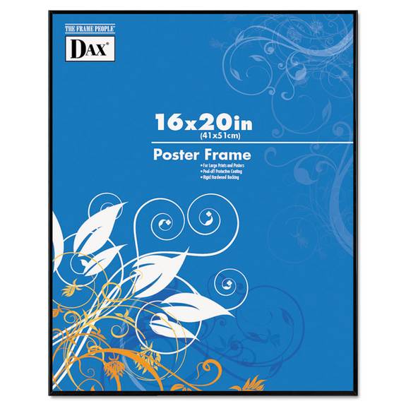 Dax  Coloredge Poster Frame, Clear Plastic Window, 16 X 20, Black N16016bt 1 Each