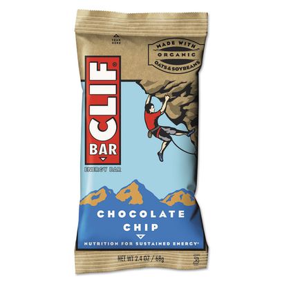 Energy Bar, Chocolate Chip, 2.4 Oz Bar, 12/Box
