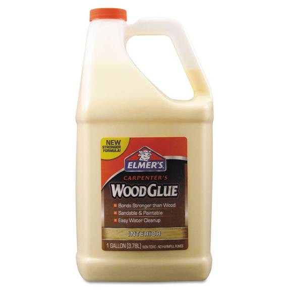 Elmer S  Carpenter Wood Glue, Beige, Gallon Bottle E7050 1 Each