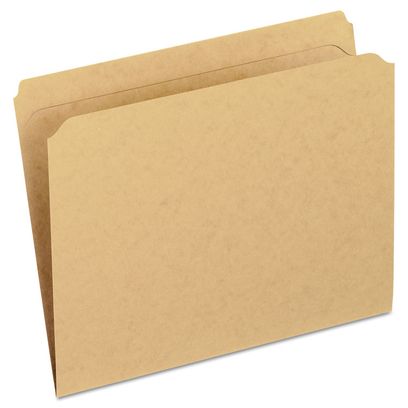 Pendaflex Two-ply Dark Kraft File Folders, Straight Cut, Top Tab ...