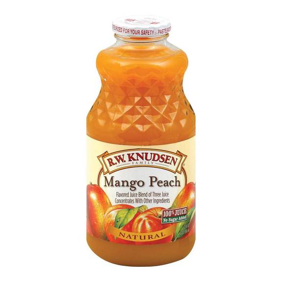 R.W. Knudsen Family Juice - Mango Peach - Case of 12 - 32 oz.