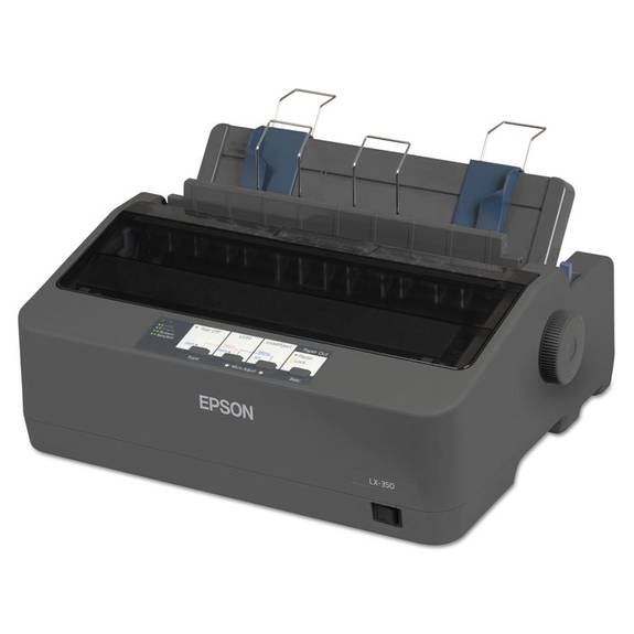 Epson  Lx-350 Dot Matrix Printer, 9 Pins, Narrow Carriage C11cc24001 1 Each