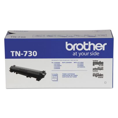 Tn730 Toner, 1,200 Page Yield, Black