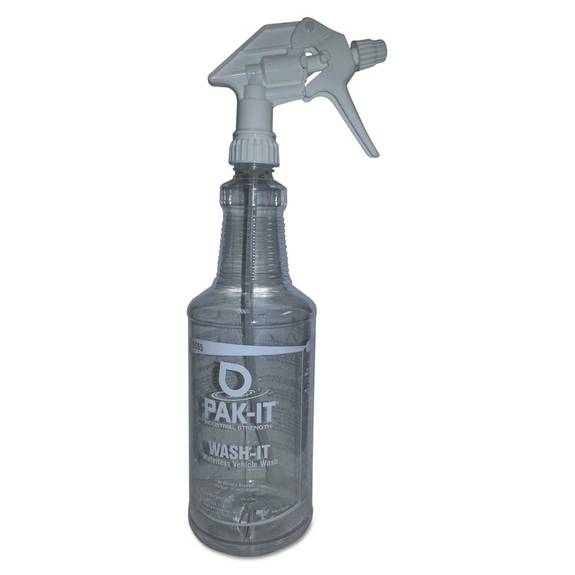 Pak It  Empty Color-coded Trigger-spray Bottle, 32 Oz, For Waterless Vehicle Wash Big 5555-2000-4012 1 Each