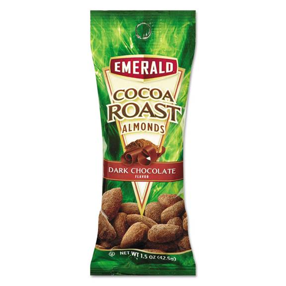 Emerald  Cocoa Roast Almonds, 1.5 Oz. Tube Package, 12/box 0184337 12 Box