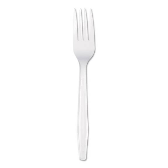 Boardwalk  Mediumweight Polystyrene Cutlery, Fork, White, 100/box Bwk Bxfork 1000 Case