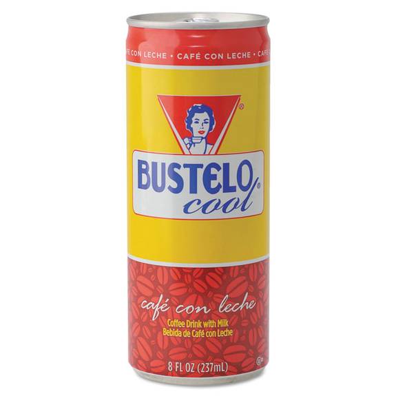 Bustelo Cool  Ready To Drink Espresso Beverage, Classic, 8oz Can, 12/pack 7447101500 12 Package