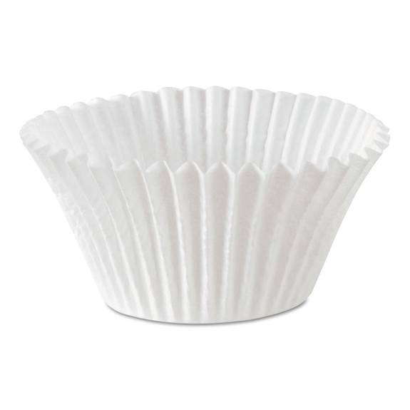 Dixie  Paper Fluted Baking Cups, Dry-waxed, 2-1/4, White, 10000/ct 30ex 10000 Case