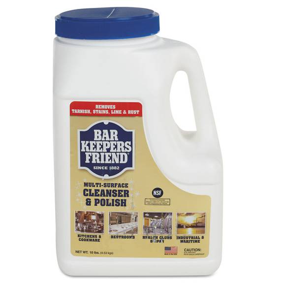 Bar Keepers Friend  Powdered Cleanser And Polish, 10 Lb Box, 4/carton Bkf 11512 4 Case