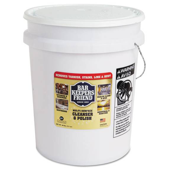 Bar Keepers Friend  Powdered Cleanser And Polish, 40 Lb Pail 11401 1 Each