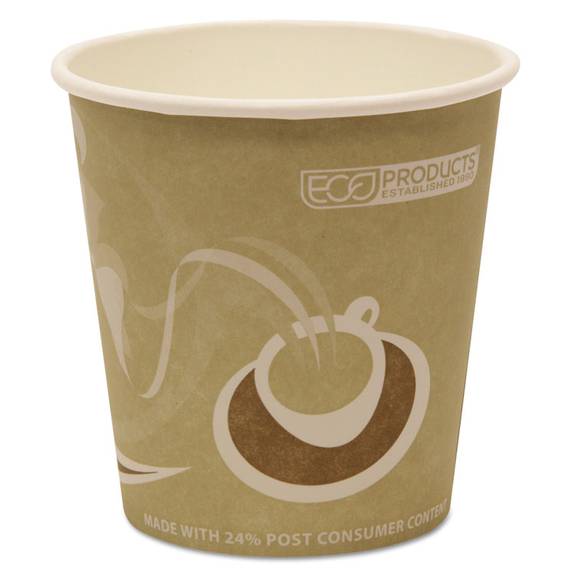 Eco Products  Evolution World 24% Recycled Content Hot Cups - 10oz., 50/pk, 20 Pk/ct Ep-brhc10-ew 1000 Case