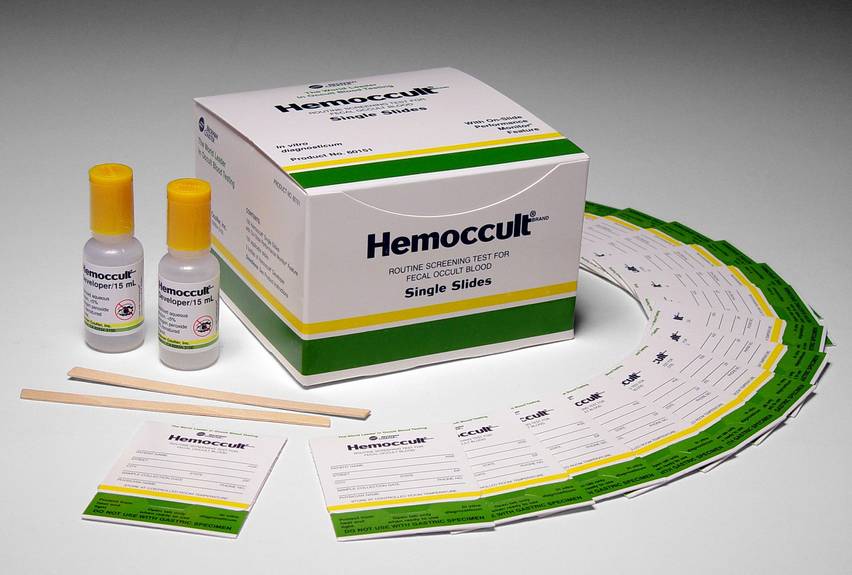 Rapid Test Kit Hemoccult® Single Slides Colorectal Cancer Screening ...