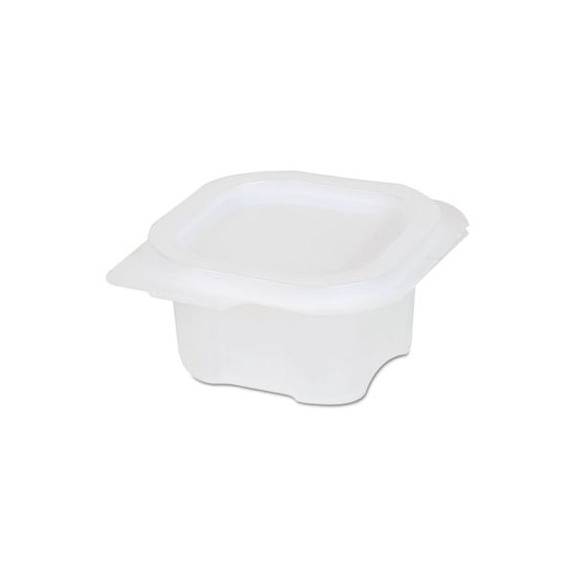 Liddles Portion Cups W/attached Lids, 4 Oz, Clear, Plastic, 900/carton