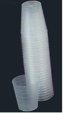 Graduated Medicine Cup Narrow 1 Oz. Clear Plastic Disposable (80/SL)