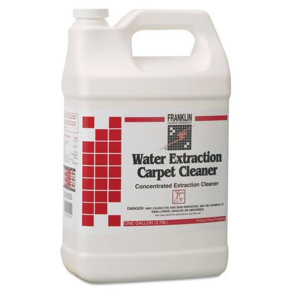 Franklin Cleaning Technology  Water Extraction Carpet Cleaner, Floral Scent, Liquid, 1 Gal. Bottle Frk F534022 4 Case