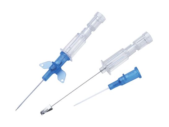 Peripheral Iv Catheter Introcan Safety® 18 Gauge 1-1/4 Inch Fep Polymer Straight Hub Non Blood Control Passive Safety(50/Bx)