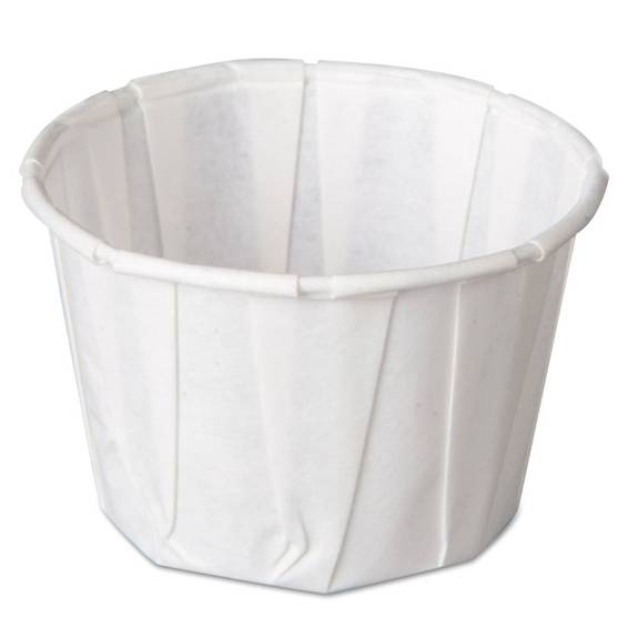 Genpak  Paper Portion Cups, 2 Oz., White, 250/bag F200 5000 Case