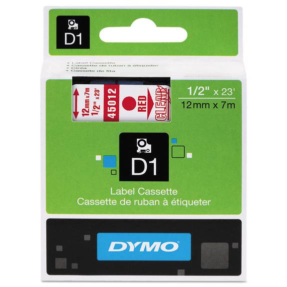 Dymo  D1 High-performance Polyester Removable Label Tape, 1/2
