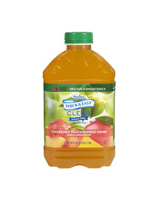 Thickened Beverage Thick & Easy® Clear 46 Oz. Bottle Peach Mango Flavor Liquid Iddsi Level 2 Mildly Thick(6/Ca)