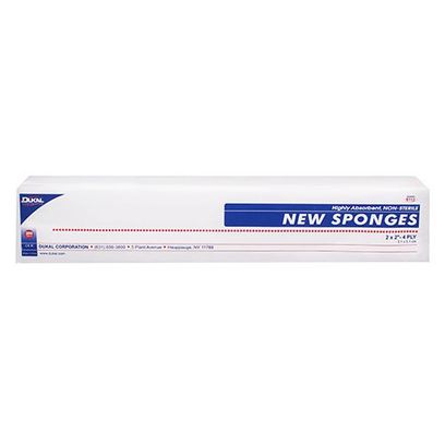 Nonwoven Sponge Dukal™ 2 X 2 Inch 4-Ply Nonsterile 200 Per Pack(40/Ca)