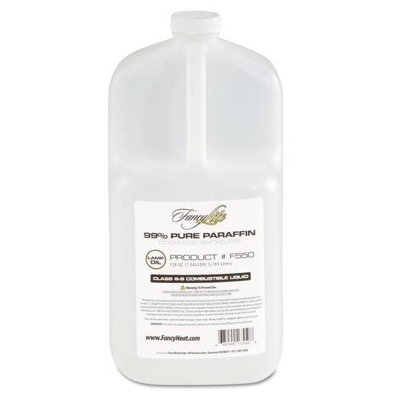 Fancyheat  Liquid Wax Fuel Refill, 1 Gal Bottle, 4/carton F550 4 Case