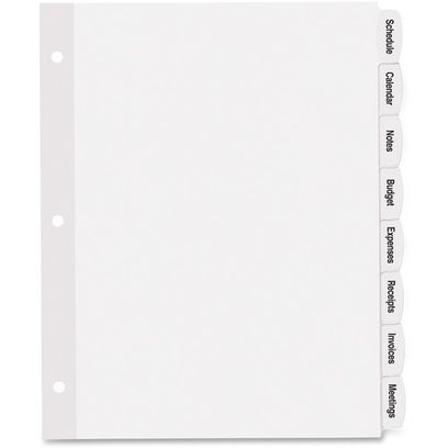 Avery® Big Tab White Label Tab Dividers (PK/PACKAGE)