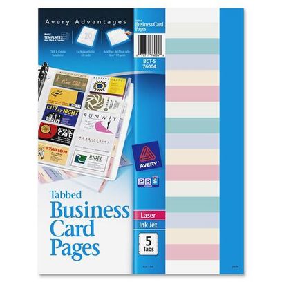 Avery® Business Card Pages (PK/PACKAGE)