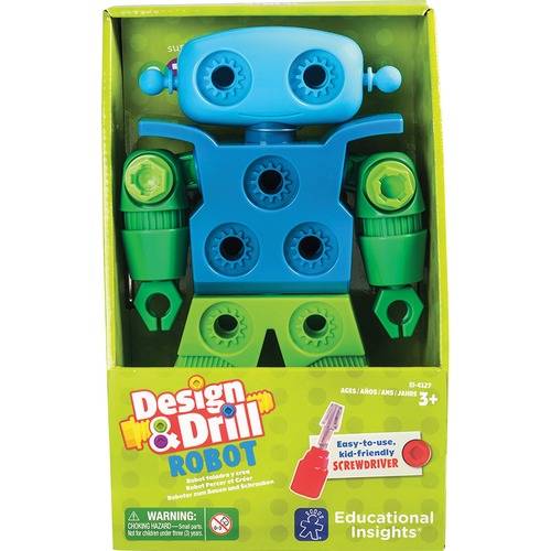 Educational Insights Design & Drill Robot Play Set - Theme/Subject: Learning - Skill Learning: Problem Solving, Creativity, Eye-hand Coordination - Multi Educational Insights Design & Drill Robot Play Set - Theme/Subject: Learning - Skill Learning: Problem Solving, Creativity, Eye-hand Coordination - Multi