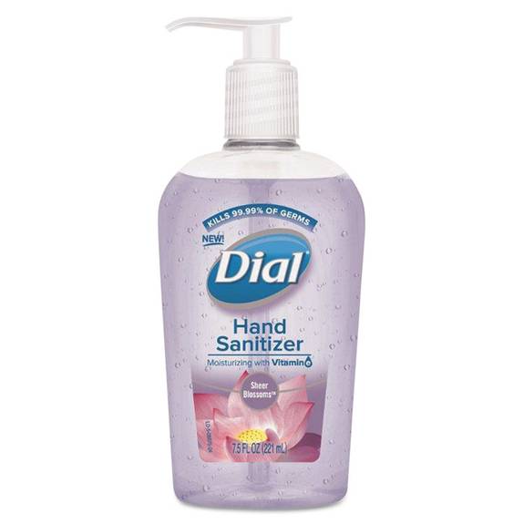 Dial  Scented Antibacterial Hand Sanitizer, Sheer Blossoms, 7.5 Oz Bottle 99682 1 Each