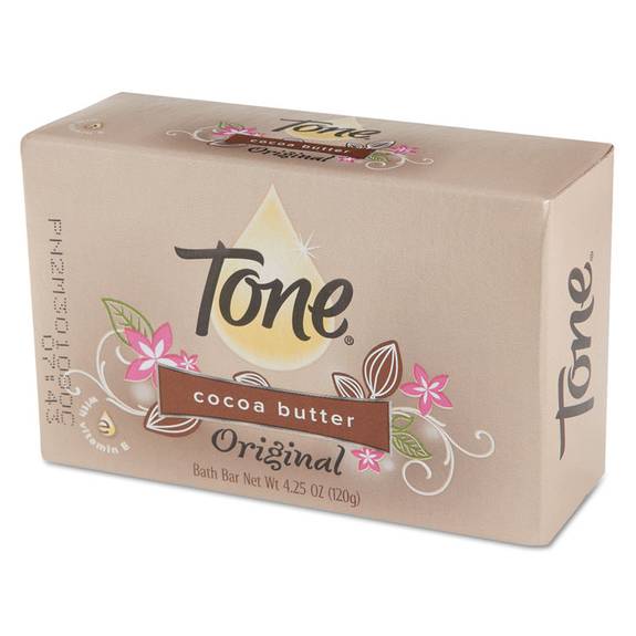 Tone  Skin Care Bar Soap, Almond Color, 4 1/4 Oz Individually Wrapped Bar, 48/carton 99270 48 Case