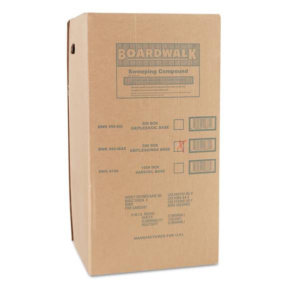 Boardwalk  Wax Base Sweeping Compound, Granular, 50 Lb Box Bwk 4065 1 Box