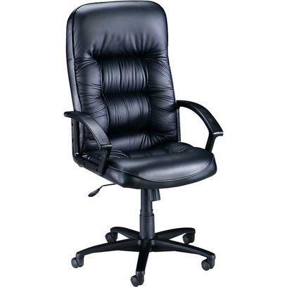 Lorell Tufted Executive High-Back Office Chair