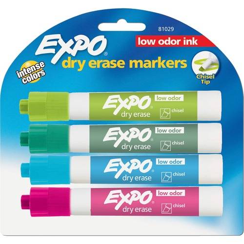 Expo Low-Odor Dry Erase Chisel Tip Markers (PK/PACKAGE)