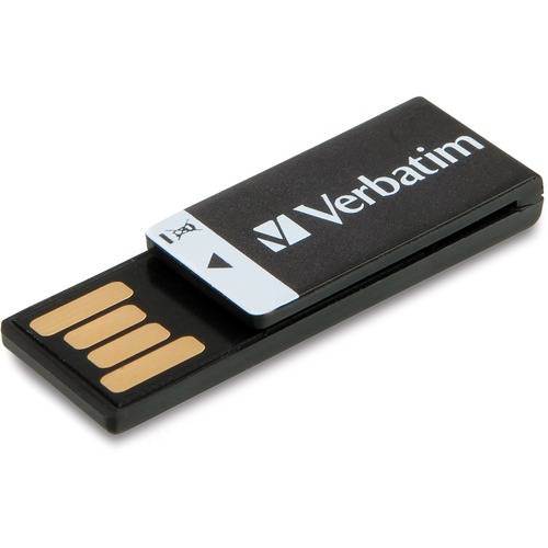 Verbatim Clip-it USB Drive 16GB Black (EA/EACH)