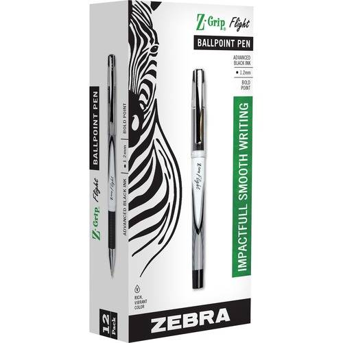 Zebra Pen Z-Grip Flight Ballpoint Stick Pen (DZ/DOZEN)