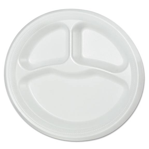Dart  Center Piece Laminated Foam Dinnerware, Plate, 9