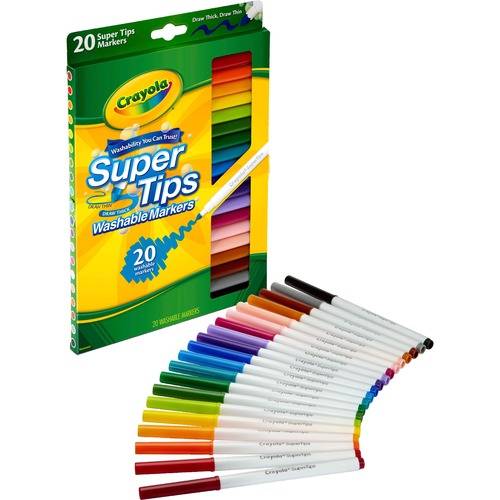 Crayola Super Tips Washable Markers (ST/SET)
