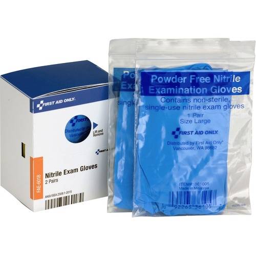 First Aid Only SmartCompliance Refill Nitrile Gloves (BX/BOX)