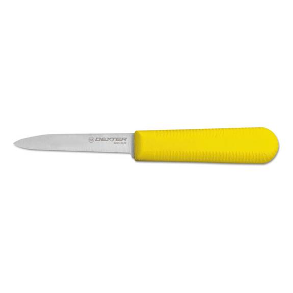 Dexter  Cooks Parer Knife, 3 1/4 Inches, High-carbon Steel With Yellow Handle, 1/each Dri 015303y 1 Each