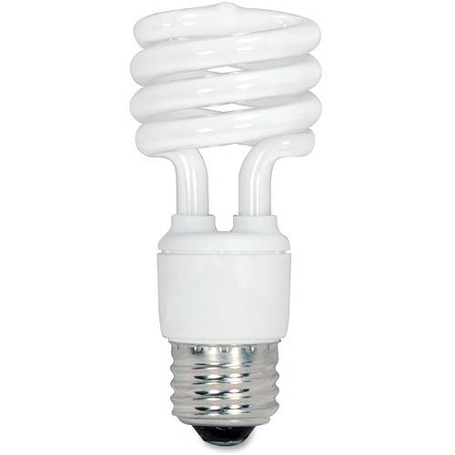 Satco 13-watt Fluorescent T2 Spiral CFL Bulb