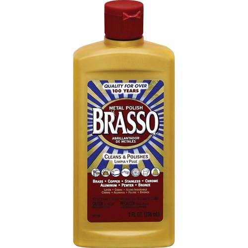 Brasso Metal Polish - Liquid - 8 fl oz (0.3 quart) - Bottle - 8