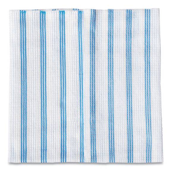Rubbermaid  Commercial Hygen  Disposable Microfiber Cleaning Cloths, 12 x 12, Blue/White Stripes, 600/Pack 2134283 600 package