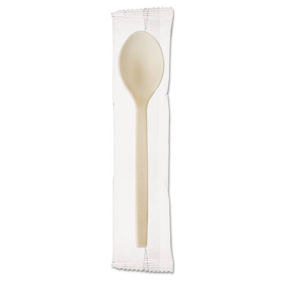 Eco Products  Renewable Individually Wrapped Plant Starch Spoon - 7