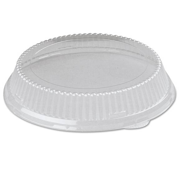 Genpak  Plastic Dome Lid, Clear, Round, 9